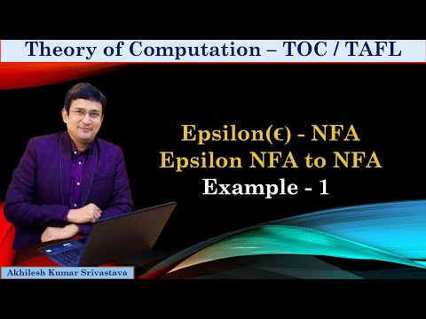 Epsilon NFA | Conversion of Epsilon NFA to NFA (Example 1)