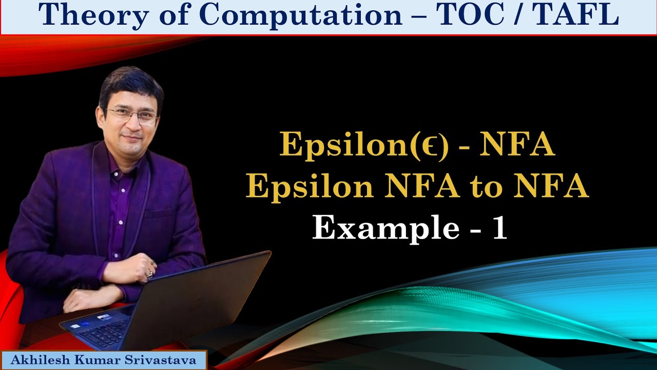 Epsilon NFA: Conversion to NFA - Example 1