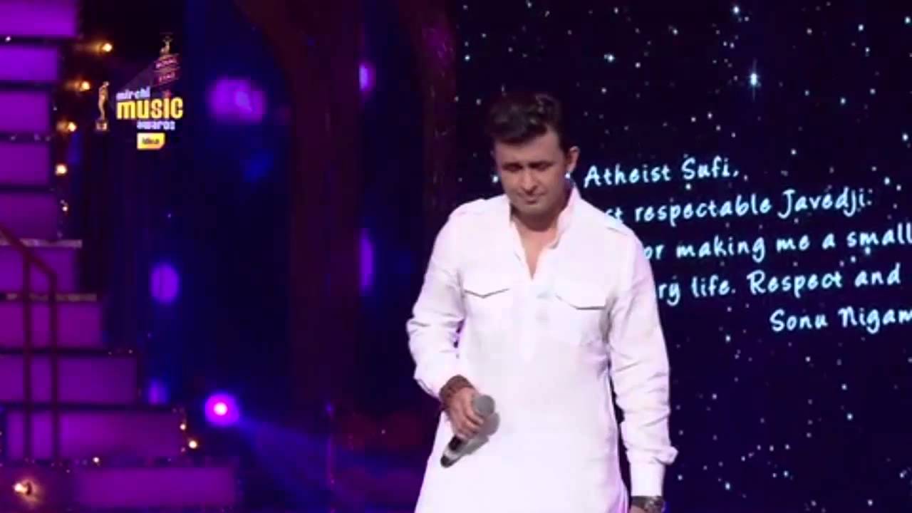 Sonu Nigam's Heartfelt Tribute to Javed Akhtar 🎶
