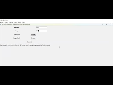Key Generation For Zero Steganography Using Dna Sequences || Final Year Projects || Python Projects