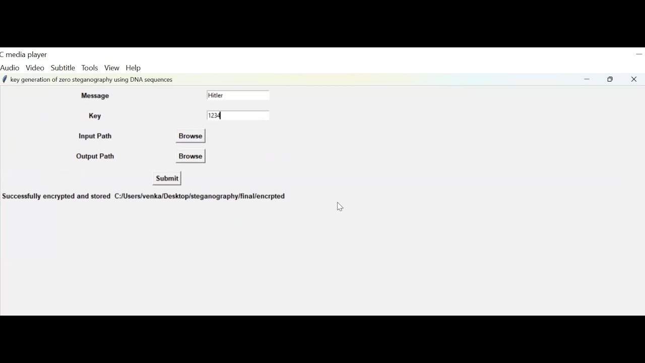 Innovative Key Generation for Zero Steganography with DNA Sequences 🔐 | Final Year Python Project