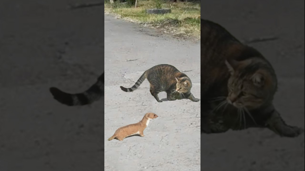 Hilarious Encounter: Weasel-Faced Cat Regrets Its Mischief πΉ