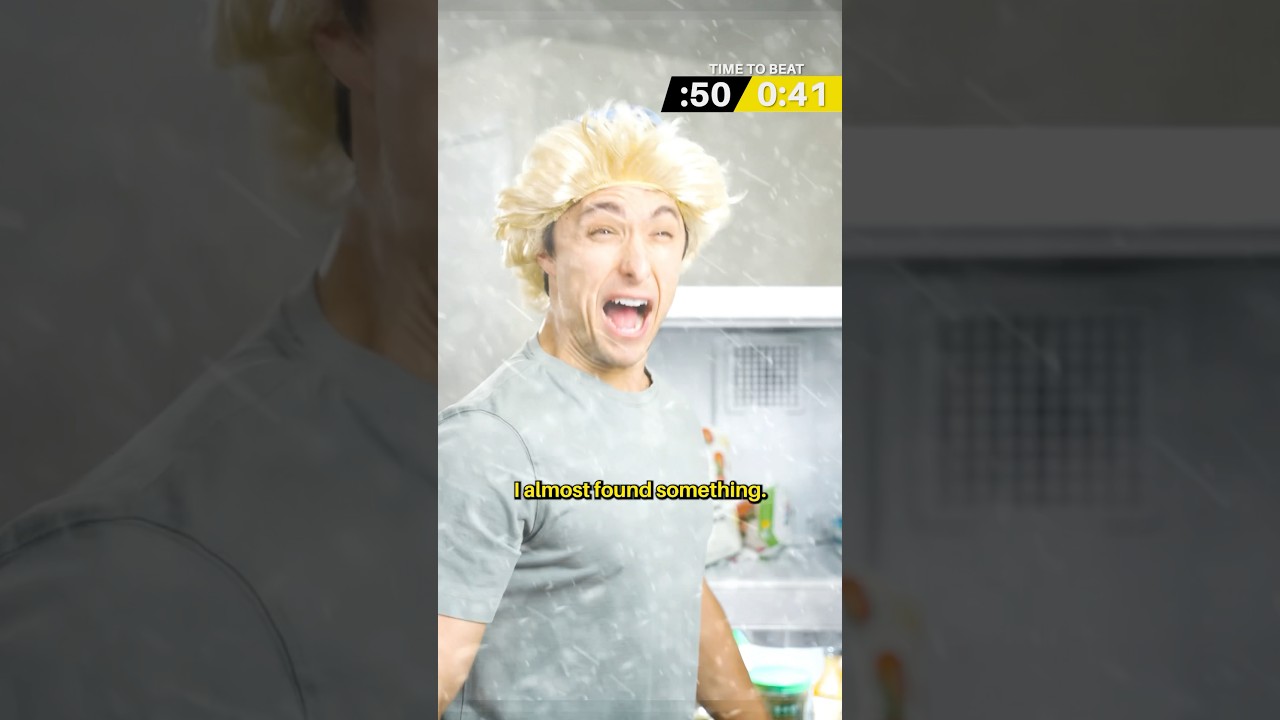 Dad Fear Factor: Open Fridge Challenge #shorts