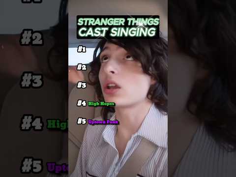 Stranger things cast singing together #strangerthings #singers #singing