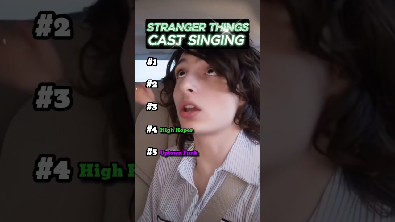 Stranger Things Cast Unites for an Epic Singing Performance 🎤