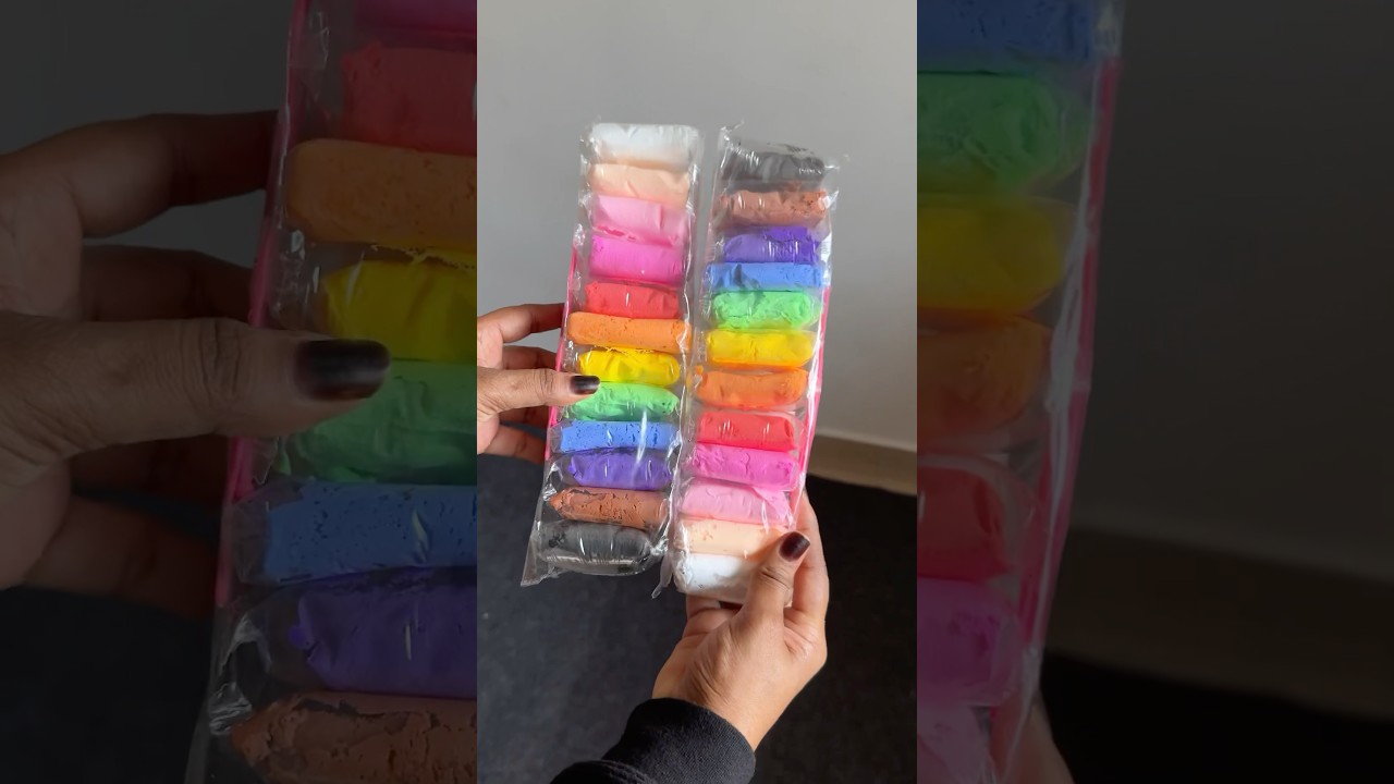 Colorful Foam Clay DIY πΈβ¨