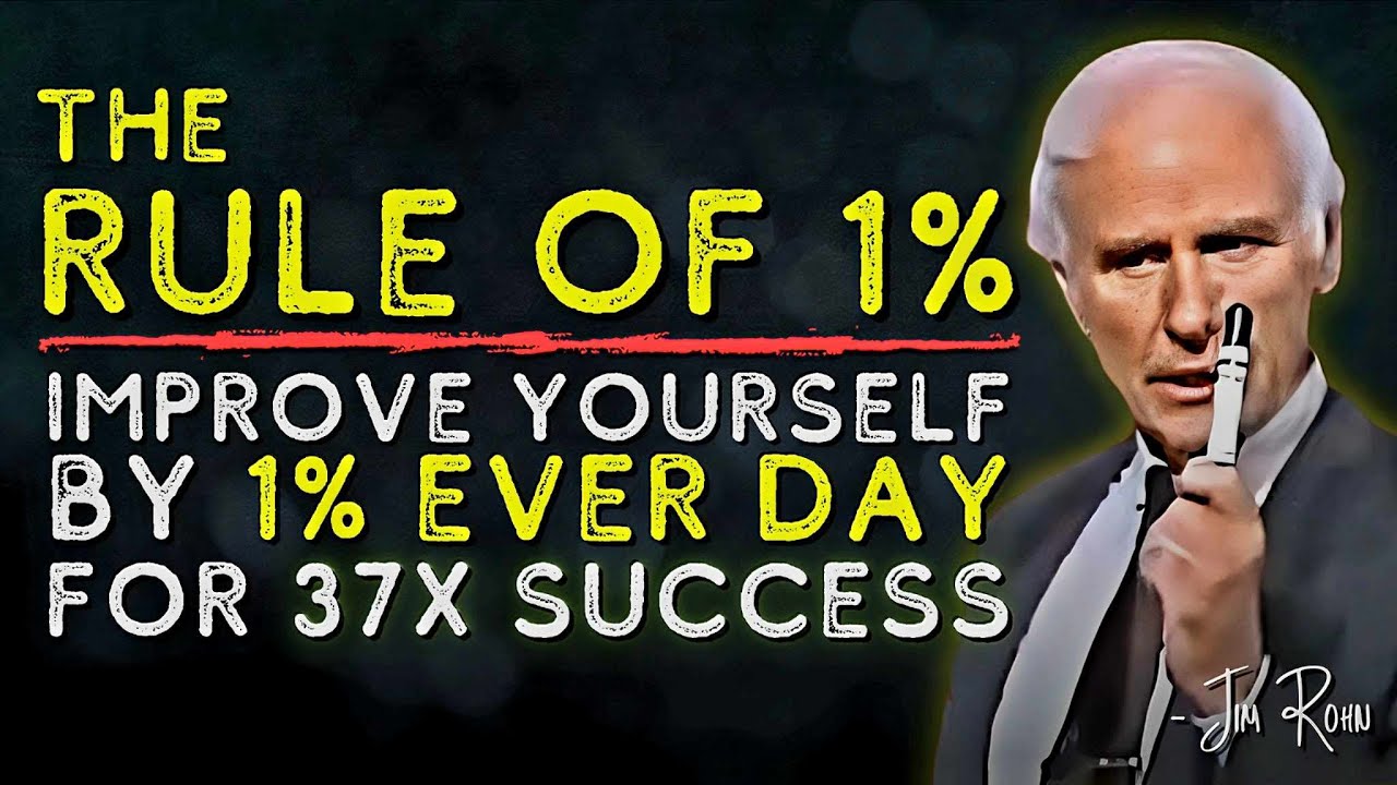 Achieve Continuous Growth by Improving 1% Daily | Jim Rohn Motivation