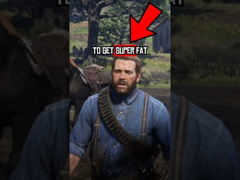 How Long does it Take to get Super fat in RDR2 #reddeadredemption #reddeadredemption2