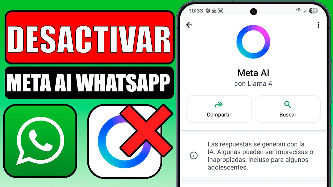 Cómo desactivar Meta AI en WhatsApp