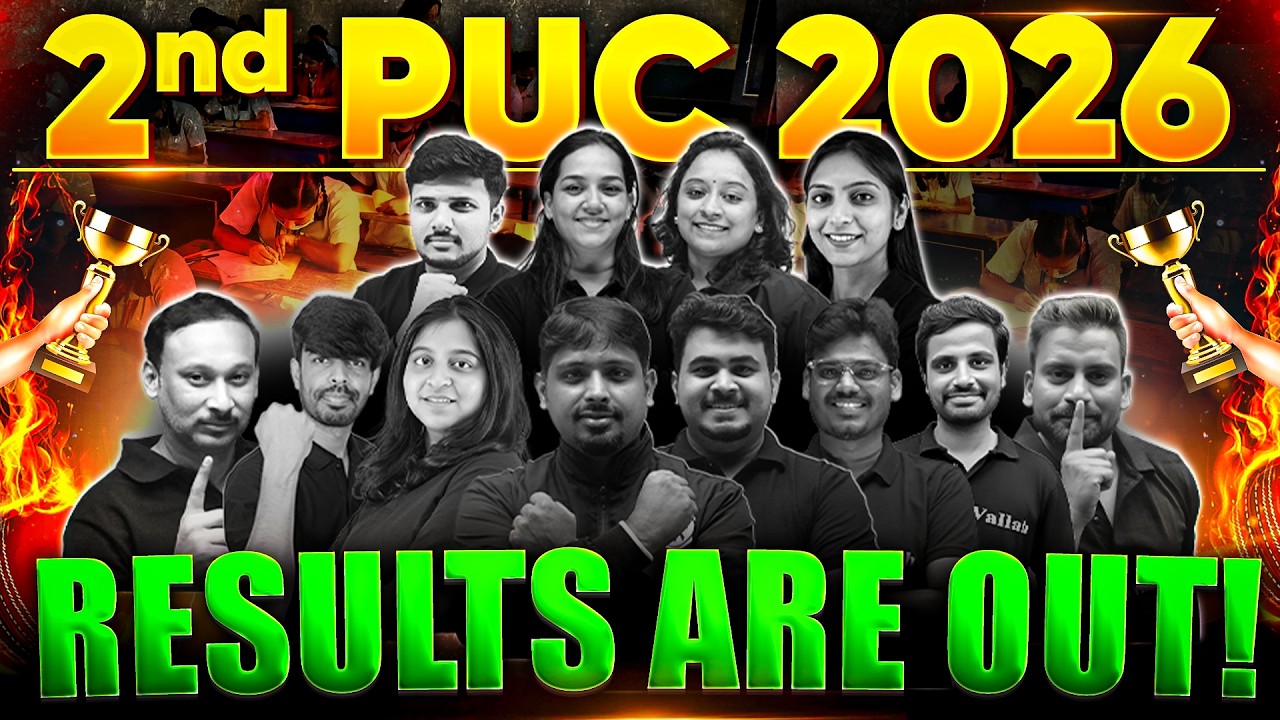 2nd PUC 2026 Results Out! Celebrate Now 🎉