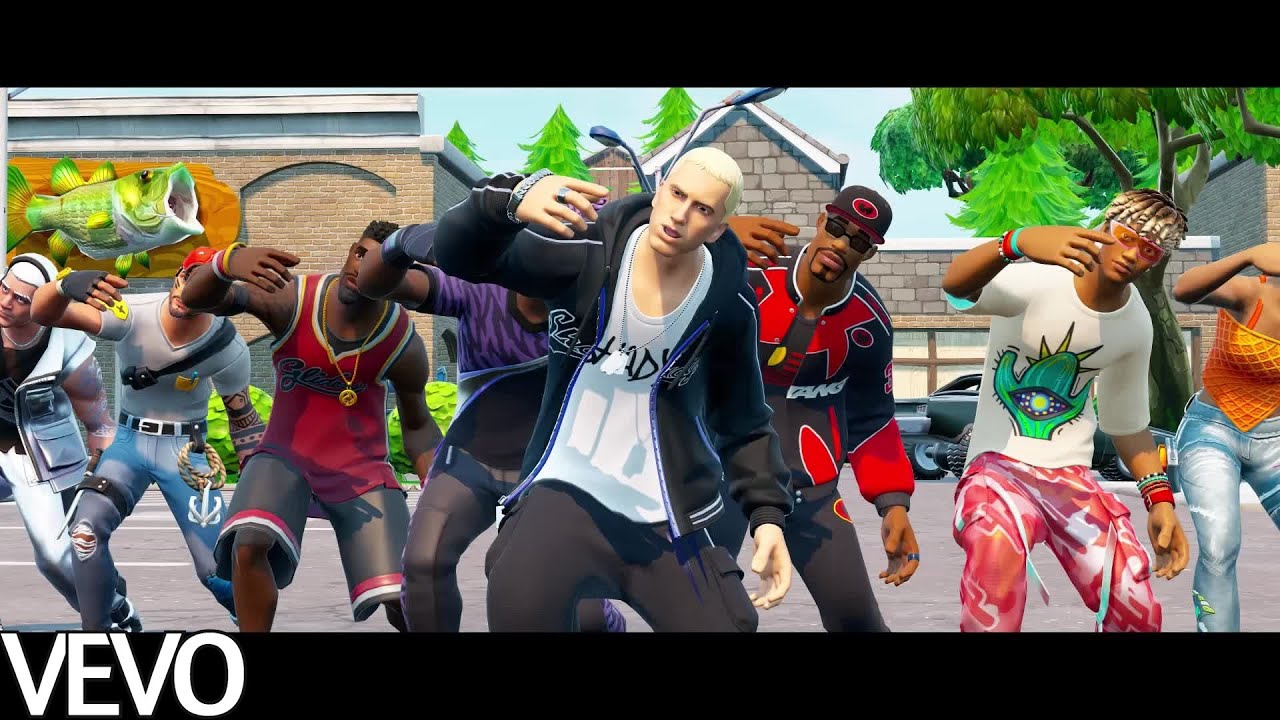 Fortnite Official Music Video Featuring Eminem's Slim Shady and New Emote