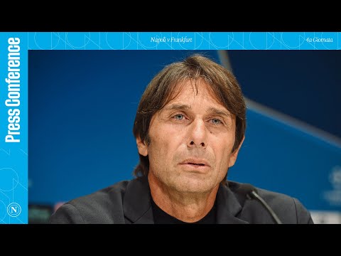 LIVE POST MATCH | La conferenza stampa di Mister Conte al termine di Napoli - Eintracht