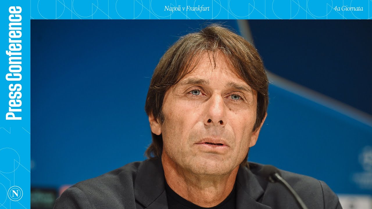 Post Match Live: Conte's Press Conference After Napoli - Eintracht