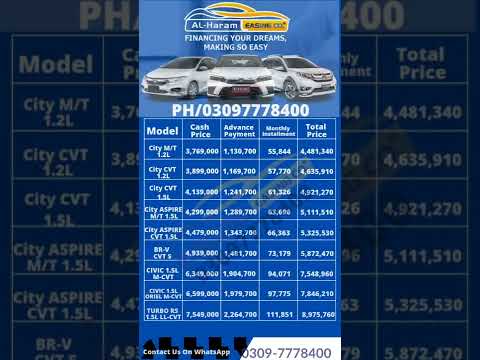 Honda City only installment car 2023 model