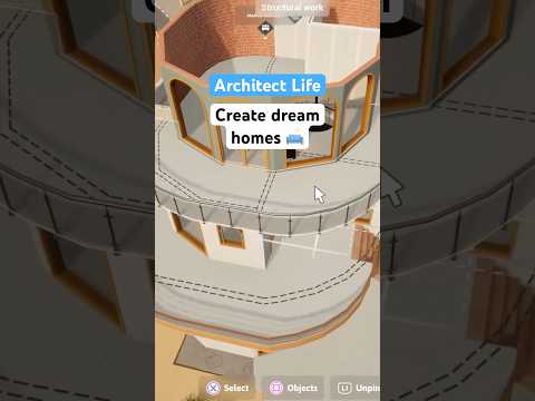 Build beautiful homes in the simulation game Architect Life! 🛋️ #indiegame #gaming #cozygames
