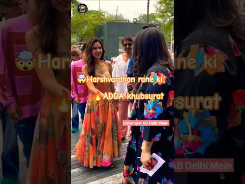Harshvardhan Rane 💥 Sonam Bajwa ❤️ Deewaniyat Tour Reached Delhi | Real Life Couple Vibes? 😍😂#viral