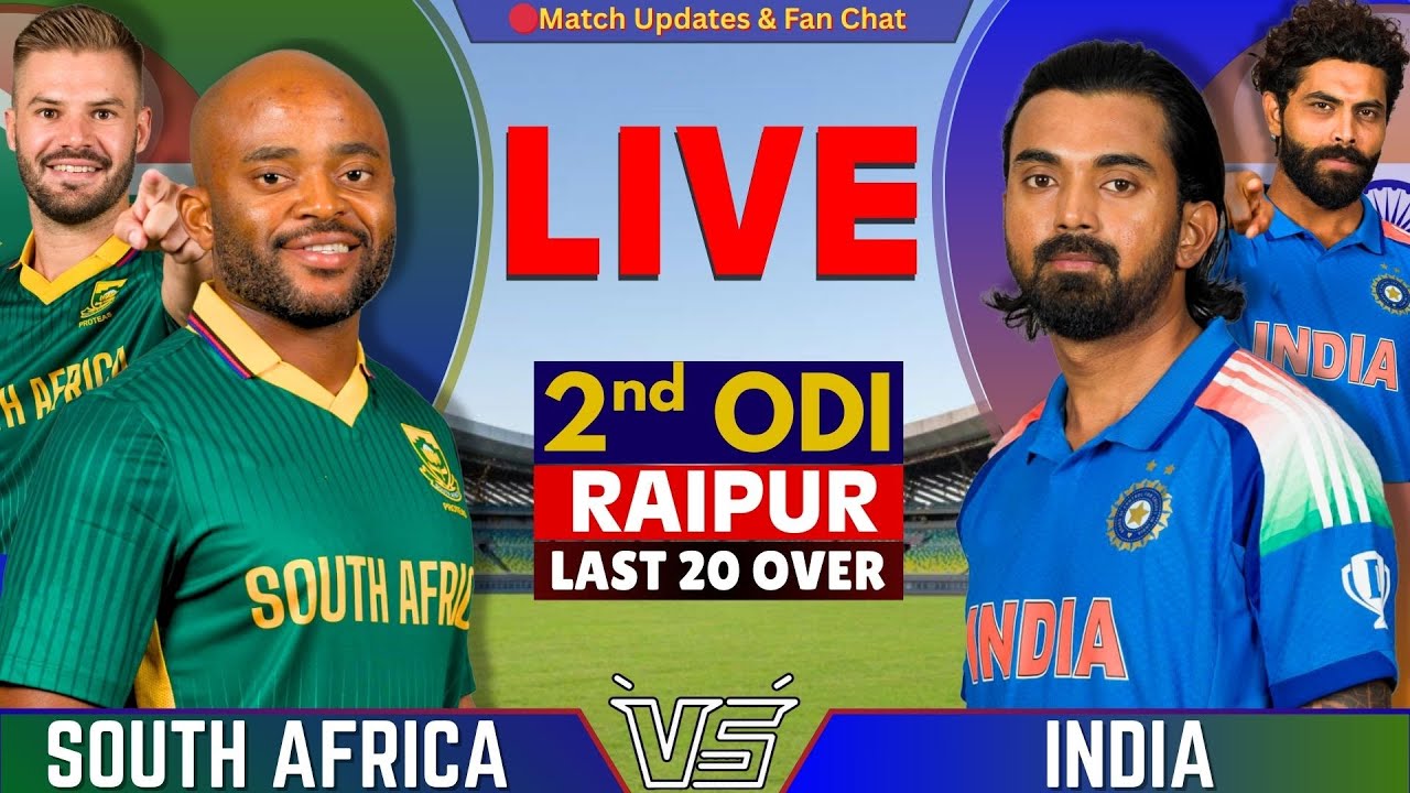 India vs South Africa 2nd ODI Live Score & Commentary