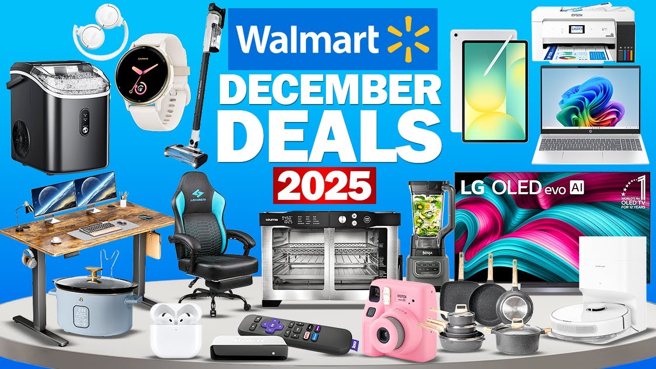 Walmart December Deals 2025 – 36 Price Drops That Beat Black Friday