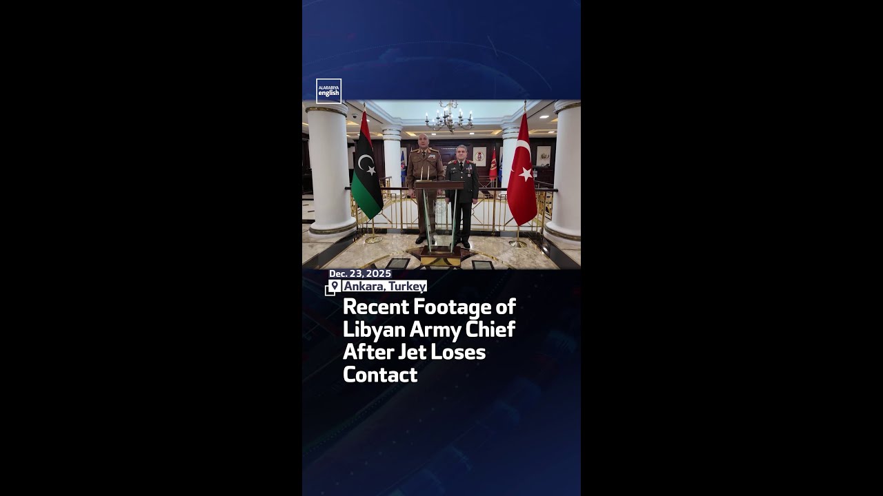 Libyan Army Chief's Jet Loses Contact Over Ankara ✈️