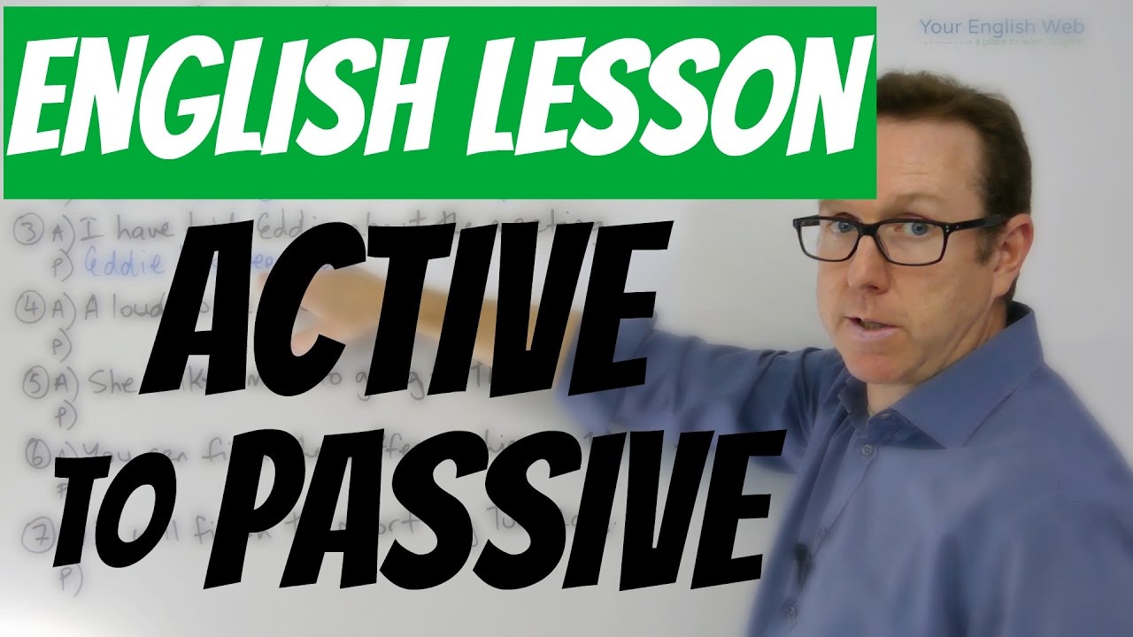 Convert Active to Passive Voice in English ✍️