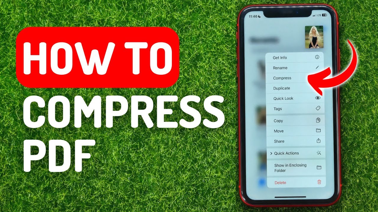 Compress PDF on iPhone 📱