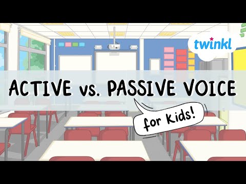 Active vs. Passive Voice for Kids | Grammar & ELA | Twinkl USA