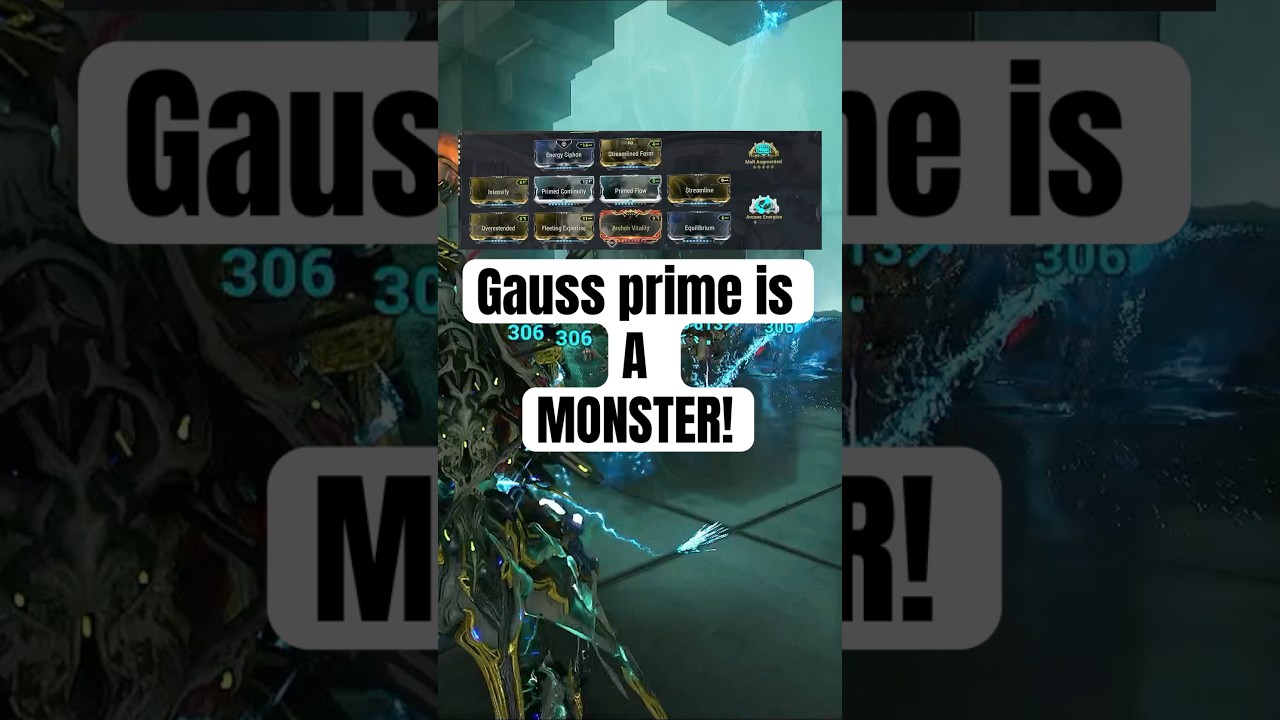 Gauss prime is a MONSTER in warframe!