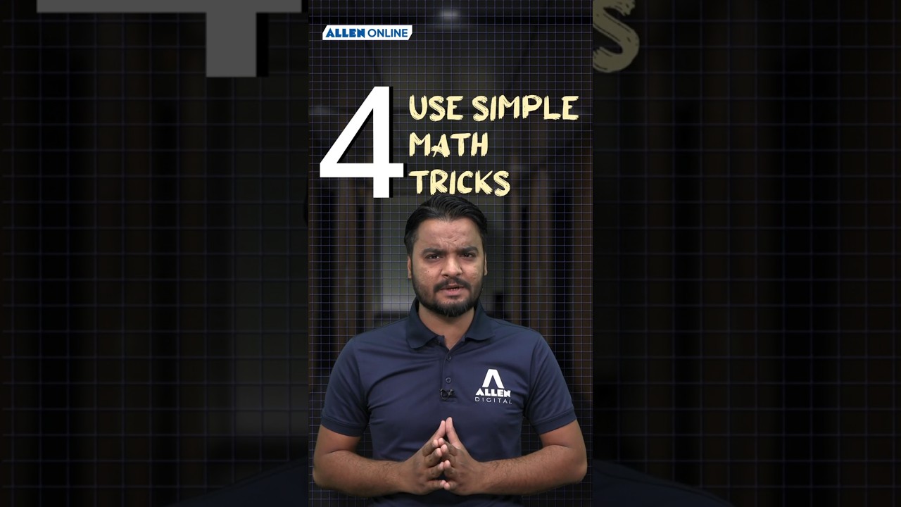 Boost Your JEE Speed with 5 Expert Tricks ⚡ | ALLEN Online Faculty Tips