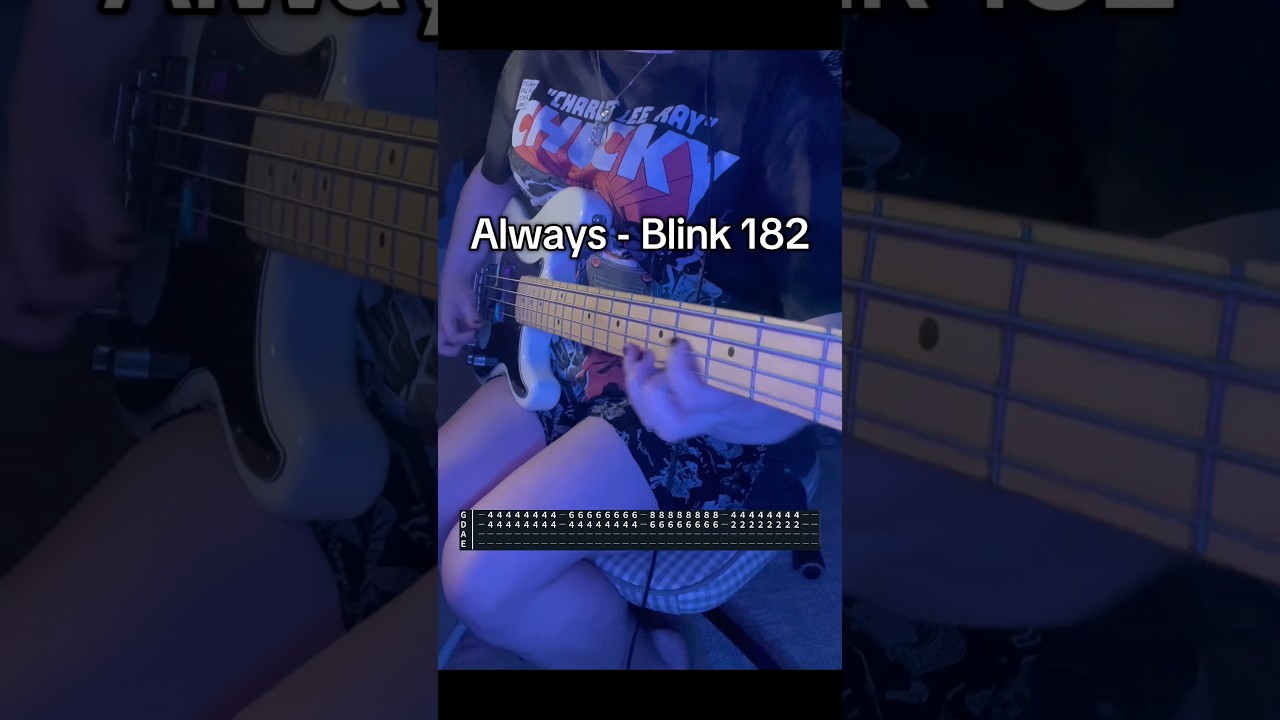 Always - Blink 182 Bass Tabs 🎸