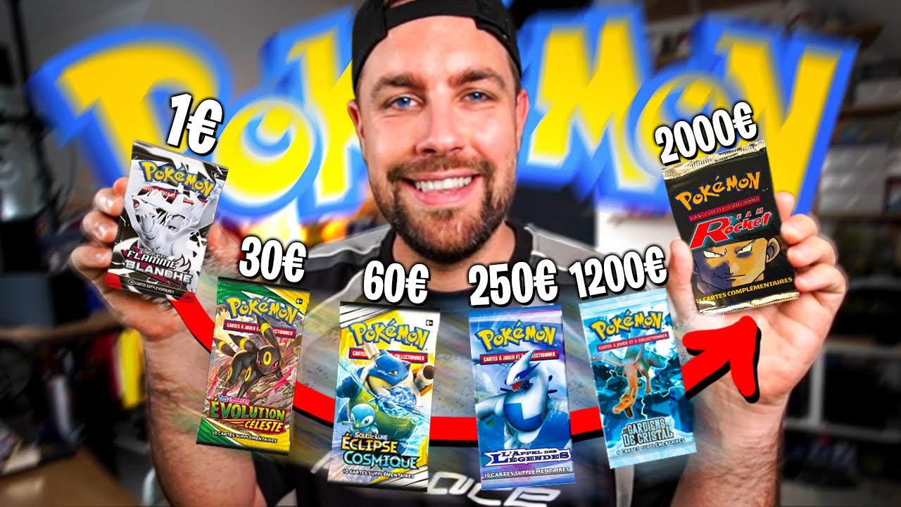 Boosters Pokémon à partir de 1€ + 10€ offerts🎁