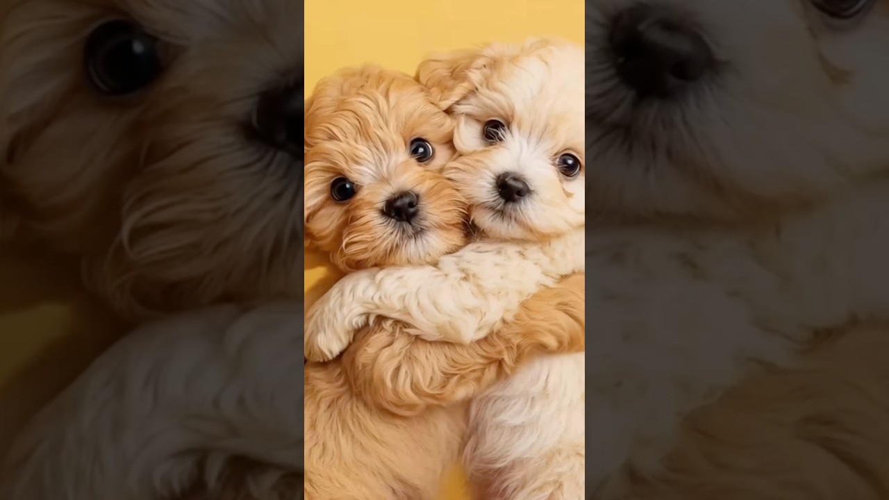 Adorable Puppy Hug That Will Melt Your Heart 🐶❤️