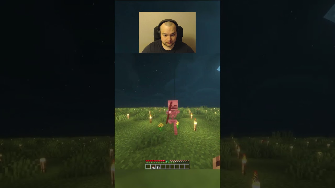 Unarmed Skeleton Fight on Day 10 in Minecraft 🗡️