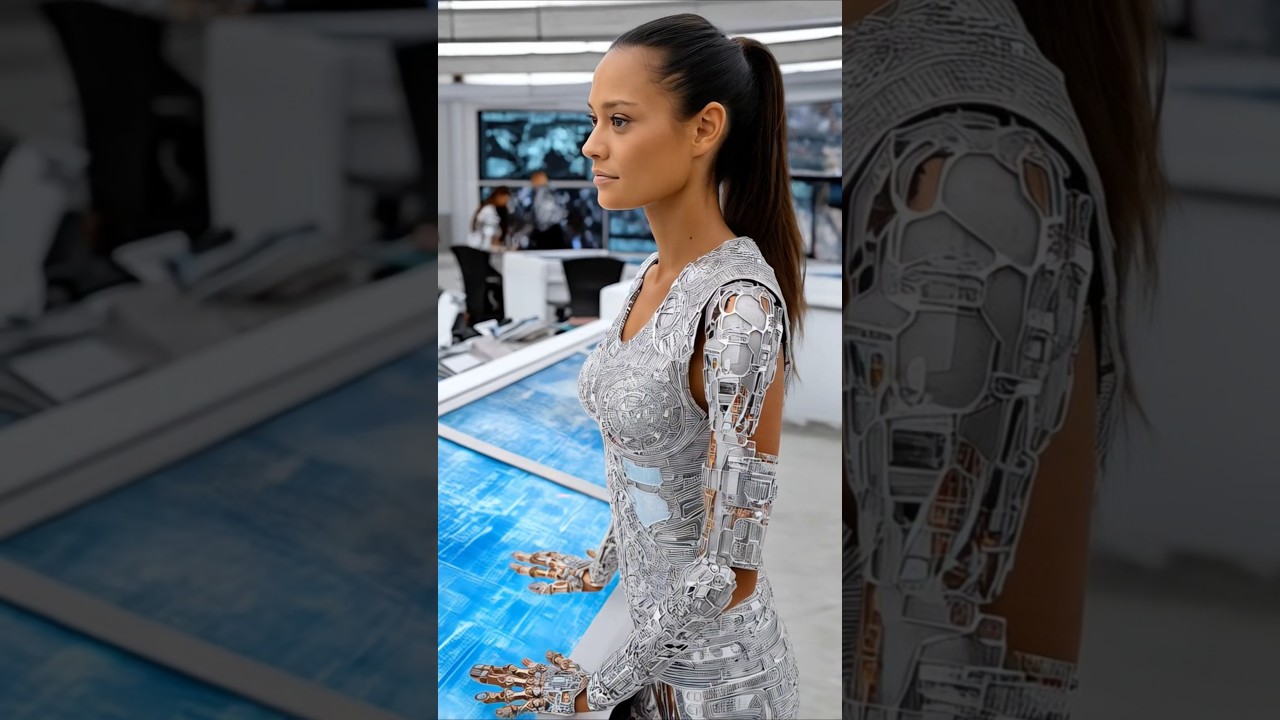 Humanoid Robot at #IRC 2025 control a Futuristic Table Computer #shorts