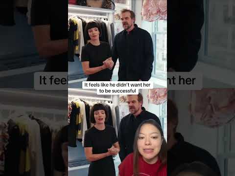 David Harbour literally hated her 😭 #lilyallen #davidharbour