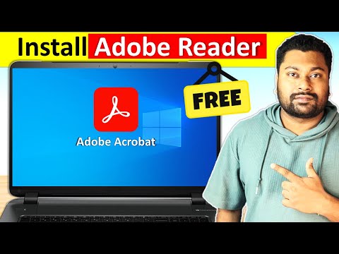 how to download & install adobe acrobat reader for free on windows 10/11 | install adobe reader