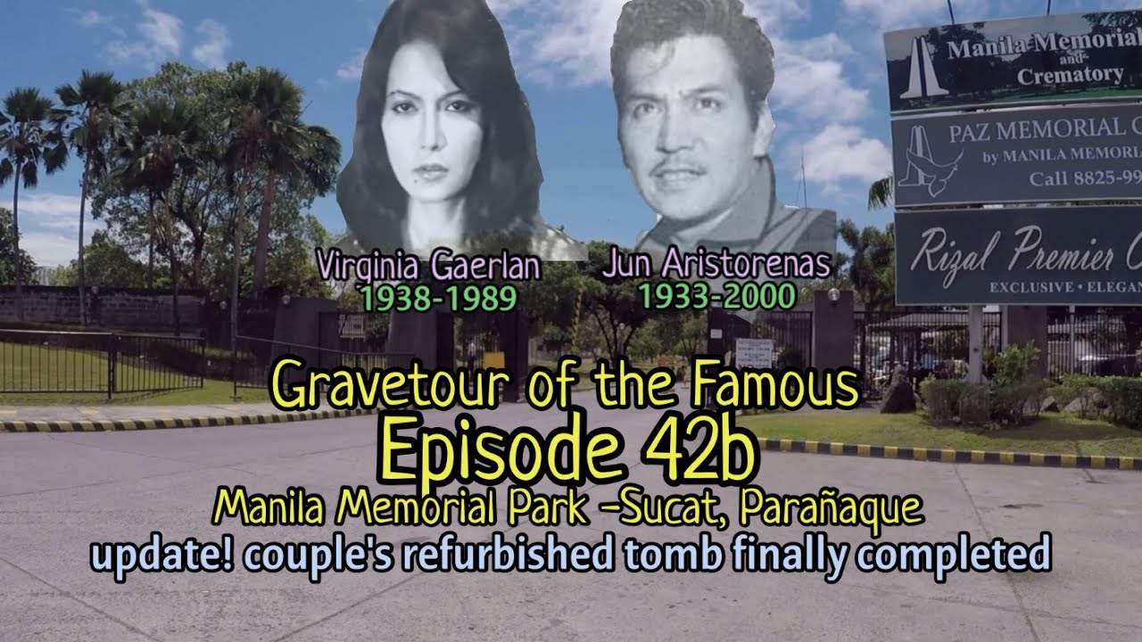 Exclusive Grave Tour of Jun Aristorenas & Virginia at Manila Memorial Park 🎬