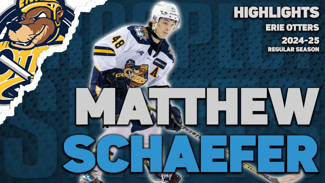 Matthew Schaefer's 2024-25 Highlights with Erie Otters 🏒