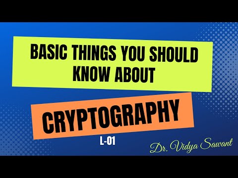 Basics things you should know about cryptography | intro to cryptography | basics of encryption