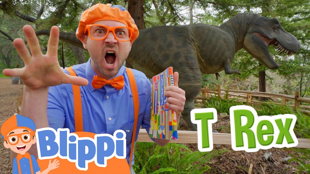 Blippi Visits Dinosaur Exhibit at Natural History Museum 🦕