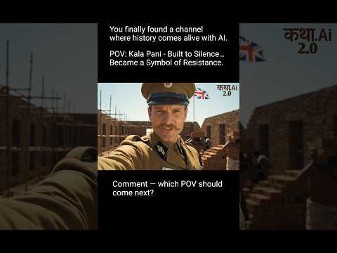 POV: Kala Pani Jail Built #shorts #kalapanijail #britishindia #youtubeshorts #indianhistory