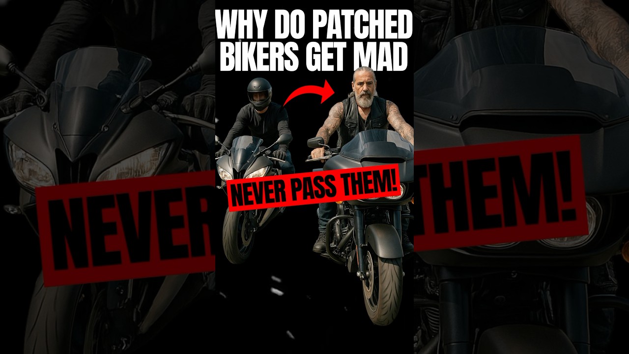 Why Do Patched Bikers Get Mad When You Pass Them? 🛑🏍️💀