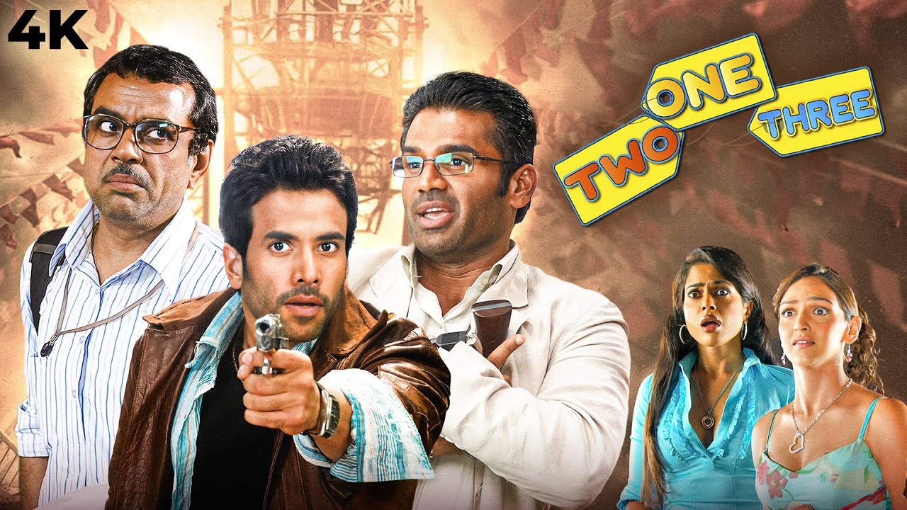 Bollywood Comedy 'One Two Three' (2008) Hindi Full Movie in 4K | Featuring Paresh Rawal, Sunil Shetty, Tusshar Kapoor