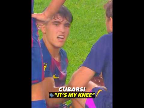 Barcelona Reacts to Cubarsi Injury 😢