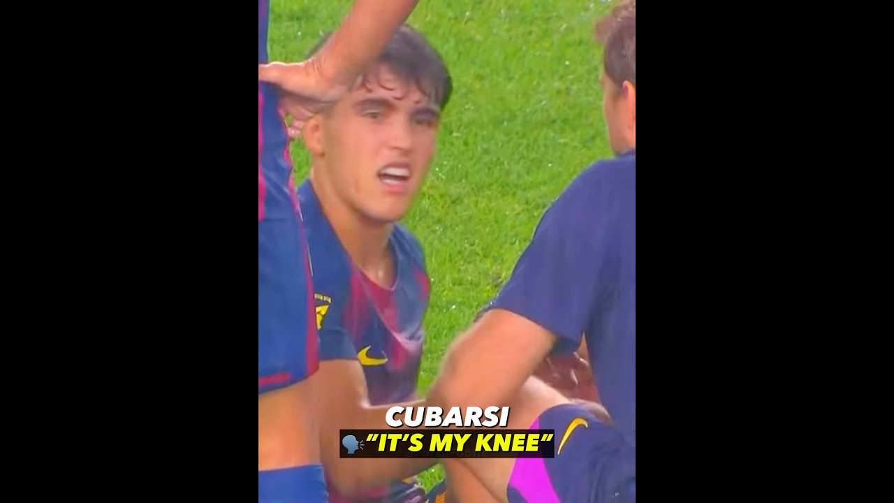 Barcelona Reacts to Cubarsi Injury 😢