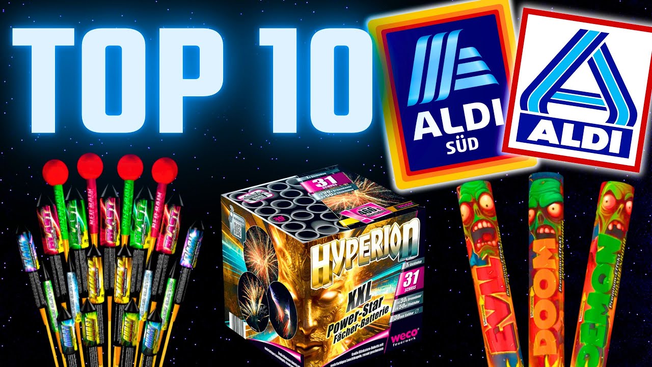Top 10 Best Aldi Fireworks & New Firelighters🛒🔥