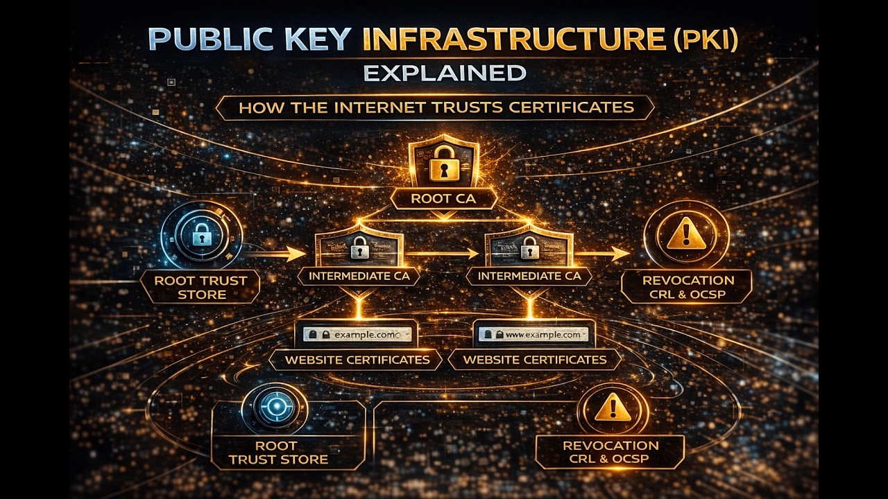PKI Explained: How the Internet Trusts Certificates 🔑