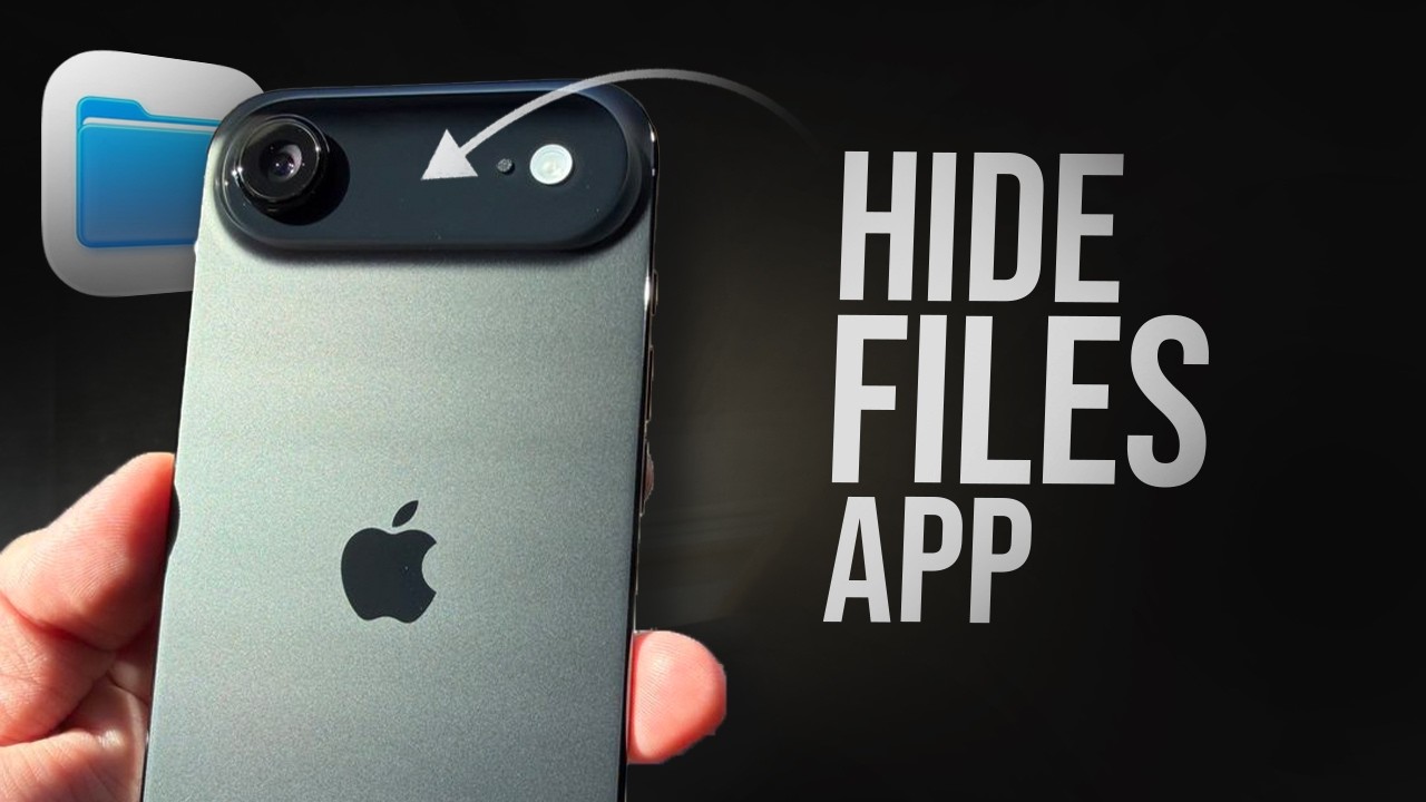 How to Hide File App in iPhone (tutorial)