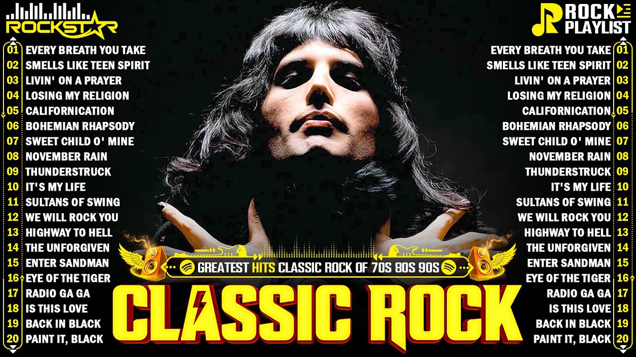 Top 100 Classic Rock Songs from the 70s-90s 🎸