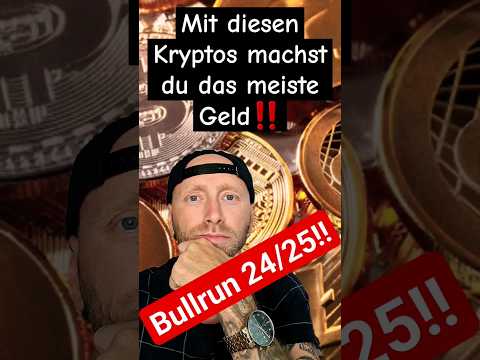 Bitcoin & Krypto:💥So wirst du reich mit Kryptos‼️Meine Top 4 Low-Cap Kryptos für den BULLRUN 24/25❗️