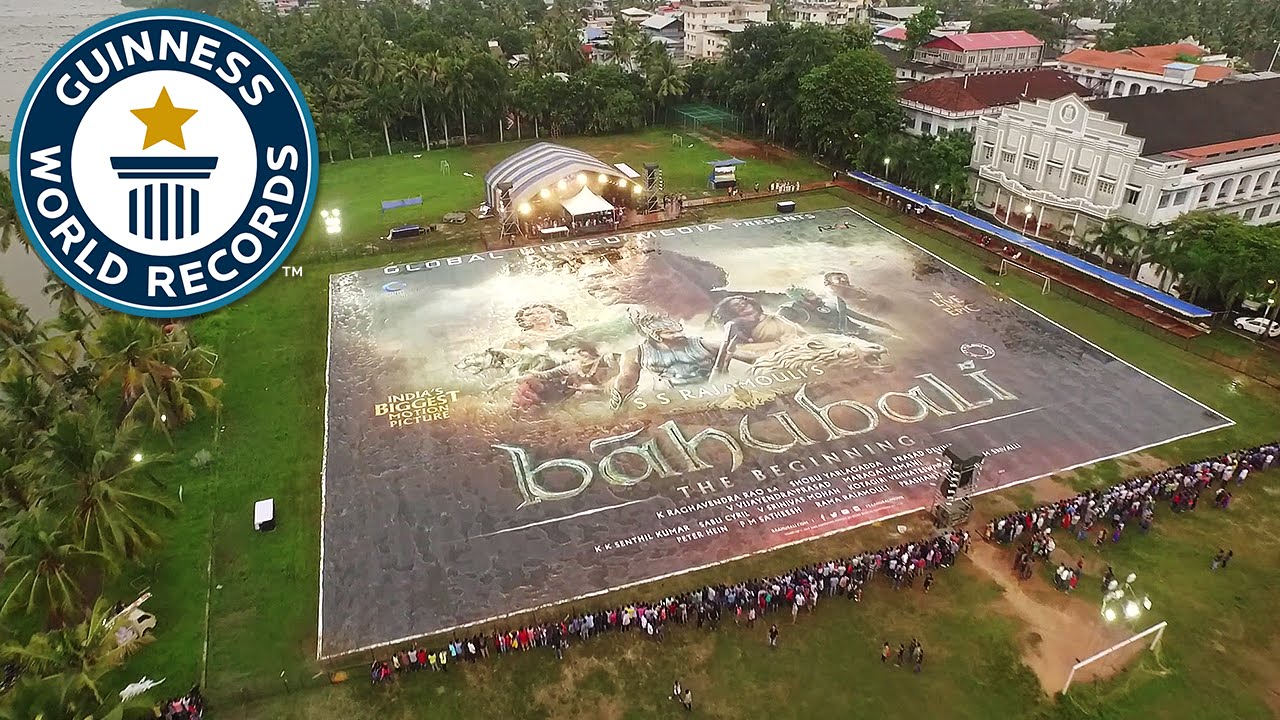Largest Poster of Baahubali: The Beginning 🏆